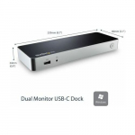 Stacja/replikator StarTech Dual HDMI Dock USB-C (MST30C2HHPDU) | MST30C2HHPDU | 0065030872690