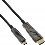 Kabel USB InLine USB-C - HDMI 50 m Czarny (64250A) | 64250A | 4043718304035