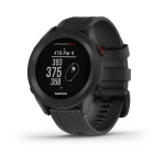 Garmin Approach S12 MIP 43 mm Digital 175 x 175 pixels Touchscreen Black GPS (satellite) | 010-02472-10 | 0753759275419