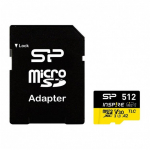 Karta Silicon Power Inspire microSDXC 512GB UHS-I U3 A2 V30 (SP512GBSTXLA2V1NSP) | SP512GBSTXLA2V1NSP | 4713436158332