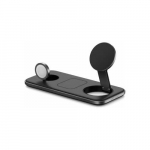 Ładowarka Satechi Qi2 Trio Wireless Charging Pad - magnetyczna ładowarka bezprzewodowa do trzech urządzeń (AppleWatch 5W, AirPods 5W, Qi2 | ST-QTPM-EA | 810086361861