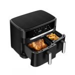 TEFAL | Air Fryer | EY942HE0 Easy Fry Dual XXL | Power 2700 W | Capacity 11 L | Dark Grey | EY942HE0 | 3045380026674