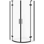 Cersanit SET C629 KABINA CITY P&Oacute;ŁOKR CZARNA 90X90X195+TAKO SLIM BIAŁY MAT WIR | SZEZ1006076661 | 5901771837497