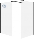 Cersanit (kabiny walk-in) SET B797: Kabina walk-in MILLE czarny 120x90x200 (S601-184) | S601-184 | 5901771081791