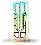 Singularity Computers Spectre 4 Aevum Elite Acrylic - transparent/schwarz | WACH-875 | 9351182004876