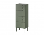 4S TRESSE chest of drawers 50x40x125 matte green | TRESSE 400093 | 5903815010132