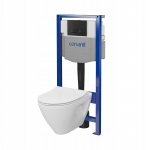 Zestaw podtynkowy Cersanit WC SET S701-756 WITH FRAM +BL MAT BUTTON | 5901771094579 | 5901771094579