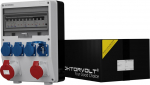 Doktorvolt Rozdzielnica budowlana TD-S/FI 32A 16A 4x230V gniazda Mennekes Doktorvolt 6916 | DV-6916-F | 5904730356916