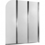 Parawan nawannowy Alkotest 170-06992P / KFA / MODERN 3 / PARAWAN 3-ELEMENTOWY CHROM OPTIC SZKŁO BEZPIECZNE 1205-1215MM / 1400MM / | 5907571172165 | 5907571172165