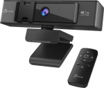 Kamera internetowa j5create 4K Ultra HD 5X Zoom cyfrowy Czarny (JVCU435-N) | JVCU435-N | 4712795085945