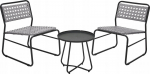 Ambiance Zestaw metalowych mebli ogrodowych, RATTAN | 8720573855075 | 8720573855075