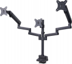 StarTech StarTech 3MP2AG-MONITOR-ARM uchwyt / stojak do monitor&oacute;w 68,6 cm (27'') Biurko Czarny | 3MP2AG-MONITOR-ARM | 0065030902038