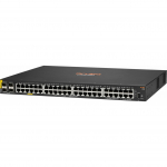 Switch HP HPE Aruba Networking CX 6100 48G Class4 PoE 4SFP+ 740W Switch - Switch - L3 - managed - 48 x 10/100/1000 (PoE+) + 4 x 1 Gigabit/10 Gigabit SFP+ (Uplink) - przepływ powietrza od strony do strony - możliwość montażu w racku, montaż na ścianie ...