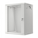 Wall-Mounted Rack 19'' 15U 600X450mm grey | WF01-6415-10S | 5901969403183