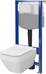 Zestaw kompaktowy WC Cersanit C30 AQUA 50 MECH QF MZ CREA SQUARE CO DUR WO ŁW | SZWZ1008696282 | 5901771118985
