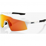 100% Okulary 100% SPEEDCRAFT SL Soft Tact Off White - HiPER Red Multilayer Mirror Lens (Szkła Czerwone Lustrzane Wielowarstwowe LT 21% + Szkła Przeźroczyste LT 93%) | STO-61002-412-01 | 841269177047