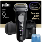 Braun Braun Series 9 PRO+ 9660CC Wet&Dry -Pro SensoAdapt parranajokone SmartCare-asemalla, Musta | 554275 | 8700216554275