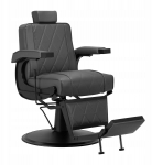 Activeshop Fotel barberski Hair System BM88066B szary na czarnej podstawie | 5906717465482 | 5906717465482