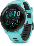 Garmin Forerunner 265 Smart Watch 46mm, GPS, Aqua/ Black EU | 010-02810-12 | 753759313739