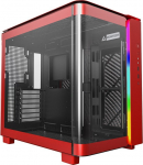 Montech KING 95 Midi-Tower, Tempered Glass, ARGB - rot | GEMT-030 | 4710562743944