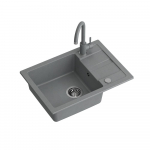 Plautuvė su mai&scaron;ytuvu Quadron GO SMART, TQ6244GSSZ, pilka | TQ6244GSSZ | 5903242534928