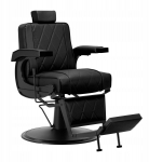 Activeshop Fotel barberski Hair System BM88066B czarny na czarnej podstawie | 5906717465499 | 5906717465499
