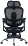 Krzesło biurowe Sihoo Fotel biurowy C300 PRO V2 Black z podn&oacute;żkiem (C300-PRO-V2-B101-JT) | C300-PRO-V2-B101-JT | 4820216980158