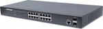 Switch Intellinet Network Solutions GIGABIT zarządzalny 16x RJ45 PoE+ / 2 sloty SFP (561198) | 561198 | 0766623561198