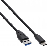 Kabel USB InLine USB-A - USB-C 2 m Czarny (B-35712) | B-35712 | 4043718304790