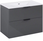 Monroe CAB WITH BASIN EKOLINE 100 ANTHRACITE | 4772013488378 | 4772013488378