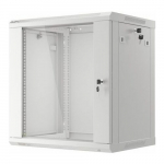 Wall-Mounted Rack 19'' 12U 600X450mm grey | WF01-6412-10S | 5901969403145