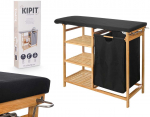 Kipit Bambusowa szafka z deską do prasowania i koszem na pranie BAMY, 111 x 34 x 82 cm | 8430852997555 | 8430852997555