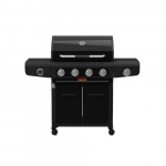 Barbecook Gas Barbecue Siesta 412 Graphite, 132 x 56 x 118 cm | BC-GAS-2073 | BC-GAS-2073 | 5404035700846