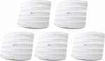 TP-LINK &bdquo;AC1750&ldquo; &ndash; dvojp&aacute;smov&yacute; Wi-Fi pr&iacute;stupov&yacute; bod na mont&aacute;ž na strop PORTY: 2&times; gigabitov&yacute; port RJ45 R&Yacute;CHLOSŤ: 450 Mbps pri 2,4 GHz + 1300 | EAP245(5-PACK) | 4897098687017