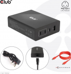 Ładowarka Club 3D 1x USB-A 3x USB-C  (CAC-1906) | CAC-1906 | 8719214472276