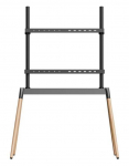 TV SET ACC FLOOR STAND 55-86"/BLK/WOOD TVS-86F-01-BK GEMBIRD | TVS-86F-01-BK | 8716309128124