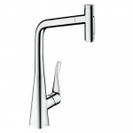 Virtuvinis mai&scaron;ytuvas su i&scaron;traukiama žarna Hansgrohe Metris Select M 73820000 | 73820000 | 4059625255605