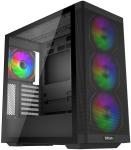 EVOLVEO Scorpio, Big Tower/4x ARGB/sklo+mriežka | SCORPIO-BK-4 | 8595683205917