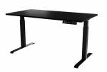Desk with electric height adjustment MOON LONG 150x80x72-120 black | 104031 | 5903815008955
