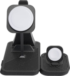 Vision ZENS 4-in-1 - Kabelloses Ladegerat - modular, mit iPad-Ladestander + AC-Netzteil - 30 Watt - auf Kabel: USB-C - Schwarz - fur Apple AirPods with MagSafe Charging Case, AirPods Pro, iPhone 12, 13, 14 | ZEAPM03/00 | 8600085723874