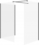 Cersanit (kabiny walk-in) SET B811: Kabina walk-in MILLE czarny 90x90x90x200 (S601-198) | S601-198 | 5901771081937