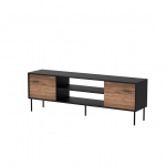 Cama EF CORTINA TV cabinet 180x40x60 black/walnut | 490311 | 5903815011085