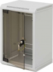 10" jednodielny rack 6U/260 TRITON, siv&yacute;, sklenen&eacute; dvierka | RBA-06-AS3-CAX-C1 | 8595105021774