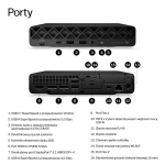 HP EliteDesk 8 Mini G2i Desktop Next Gen AI PC Copilot+ PC Intel Core Ultra 7 356H 16 GB DDR5-SDRAM 512 GB SSD Windows 11 Pro Mini PC | DZ6M7ET | 826581896159