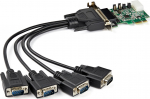 StarTech StarTech PEX4S953LP adapter Wewnętrzny Seryjny | PEX4S953LP | 0065030887052
