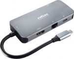 Stacja/replikator Roline Wieloportowa stacja dokująca USB 3.2 Gen 2 typu C, 4K HDMI, LAN | 12.02.1121 | 7630049621442