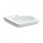 Umywalka Geberit Selnova Comfort  Umywalka,dla niepełnosprawnych, B55cm, H15cm, T55cm, bez przelewu, z otworem na baterię | 500.187.01.7 | 4025410063366