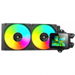 Chłodzenie wodne Mars Gaming Mars Gaming MLVISION240 Liquid Cooling System with 360&ordm; LCD / TDP up to 500W | 8435693108610 | 8435693108610