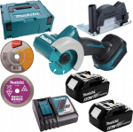 Makita MAKITA PRZECINARKA TARCZ. 76mm 18V DMC300RTJ 2x5,0Ah | DMC300RTJ | 088381765626