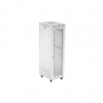 Free-standing installation rack cabinet 19 inches 42U 600x800 perforated doors LCD gray (Flat pack) | FF01-6842-23SL | 5901969441390